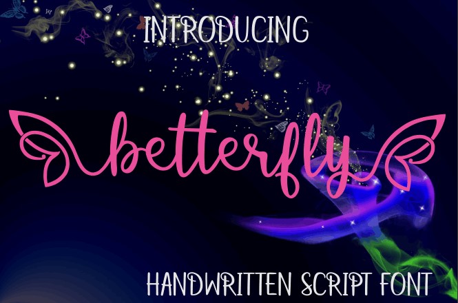 Betterfly Font