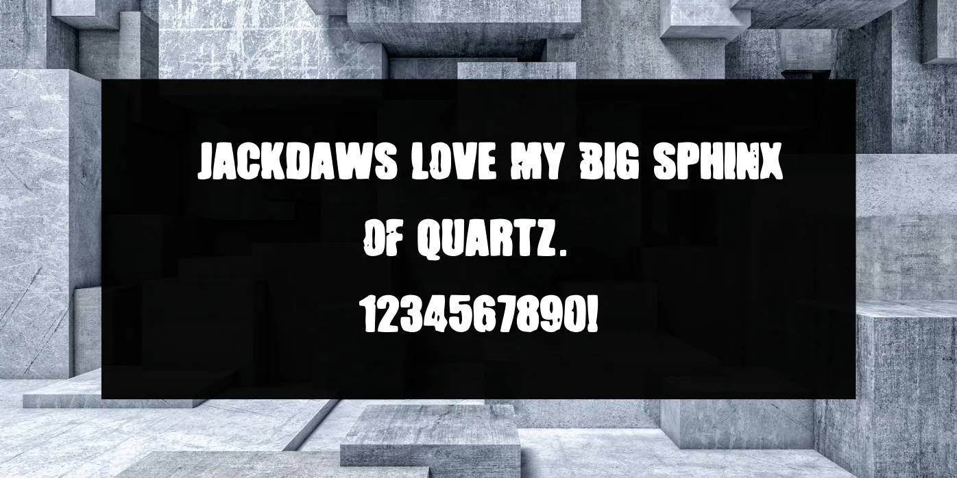Big Drama Font Preview
