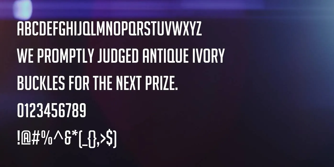 Big Noodle Titling Font Preview