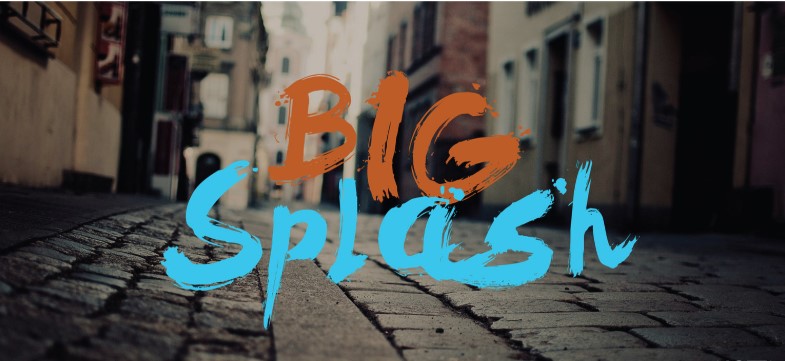 Big Splash Brush Font