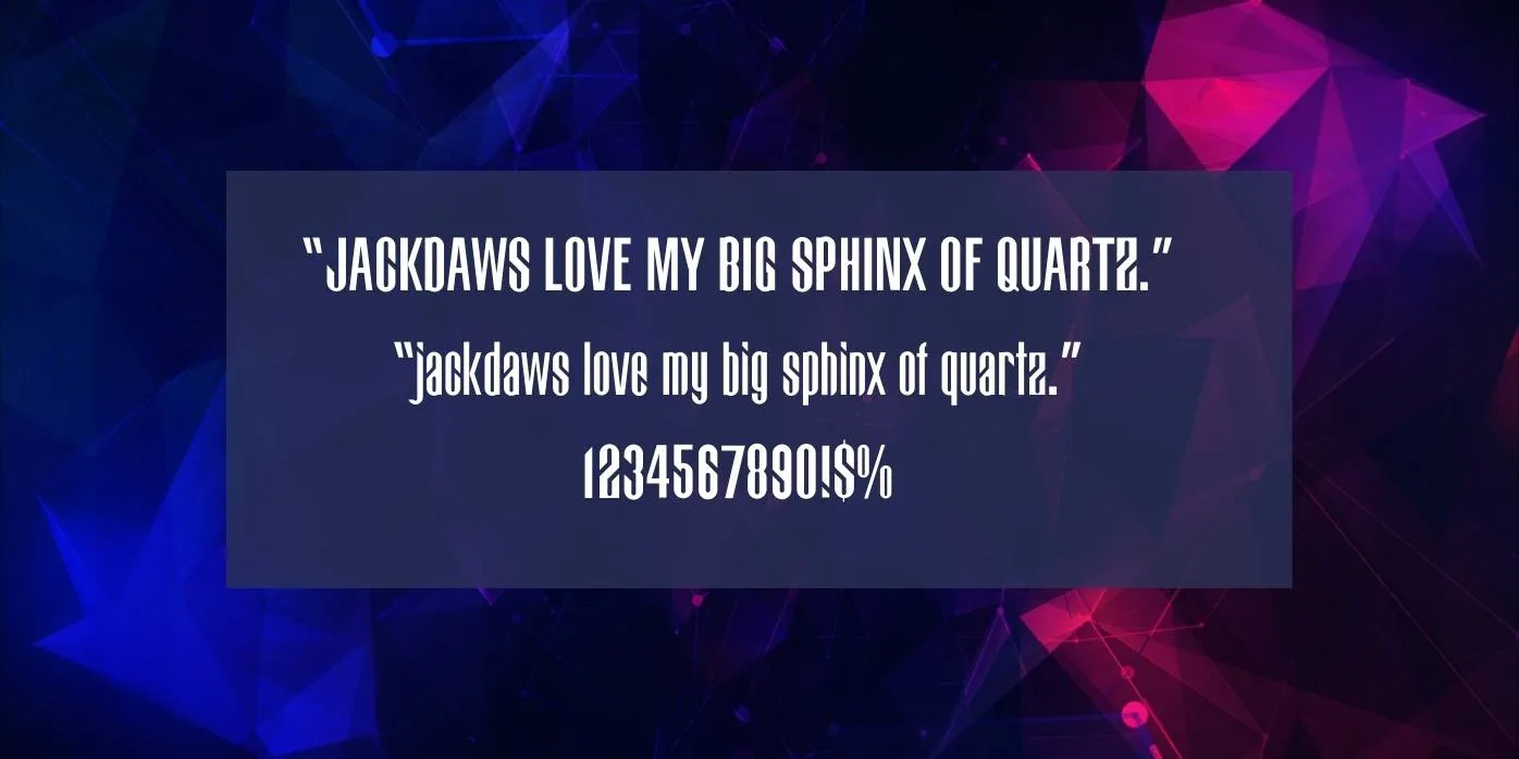 Bigdog Font Preview