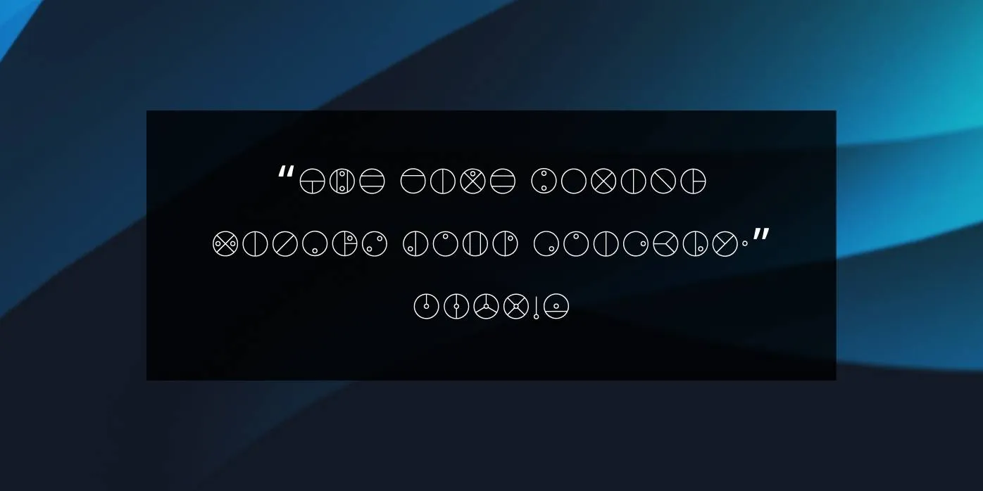 Bionicle Font Preview