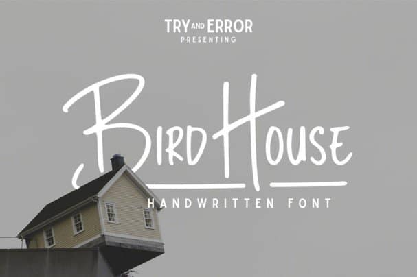 Bird House Font