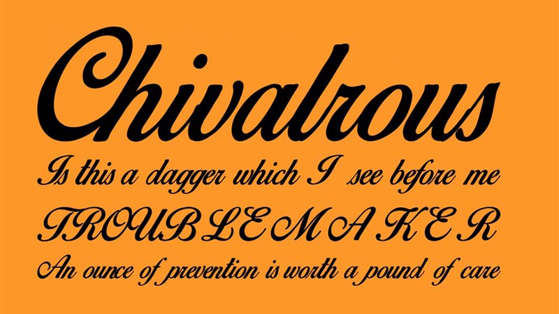 Birds of Paradise Font Preview