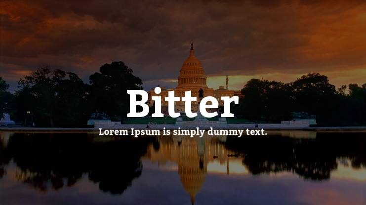 Bitter Font