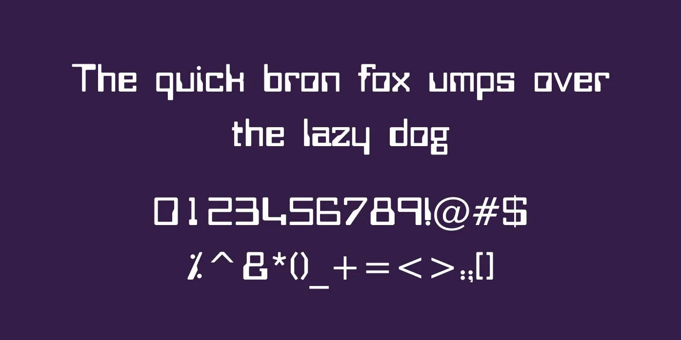 Bitwise Font Preview