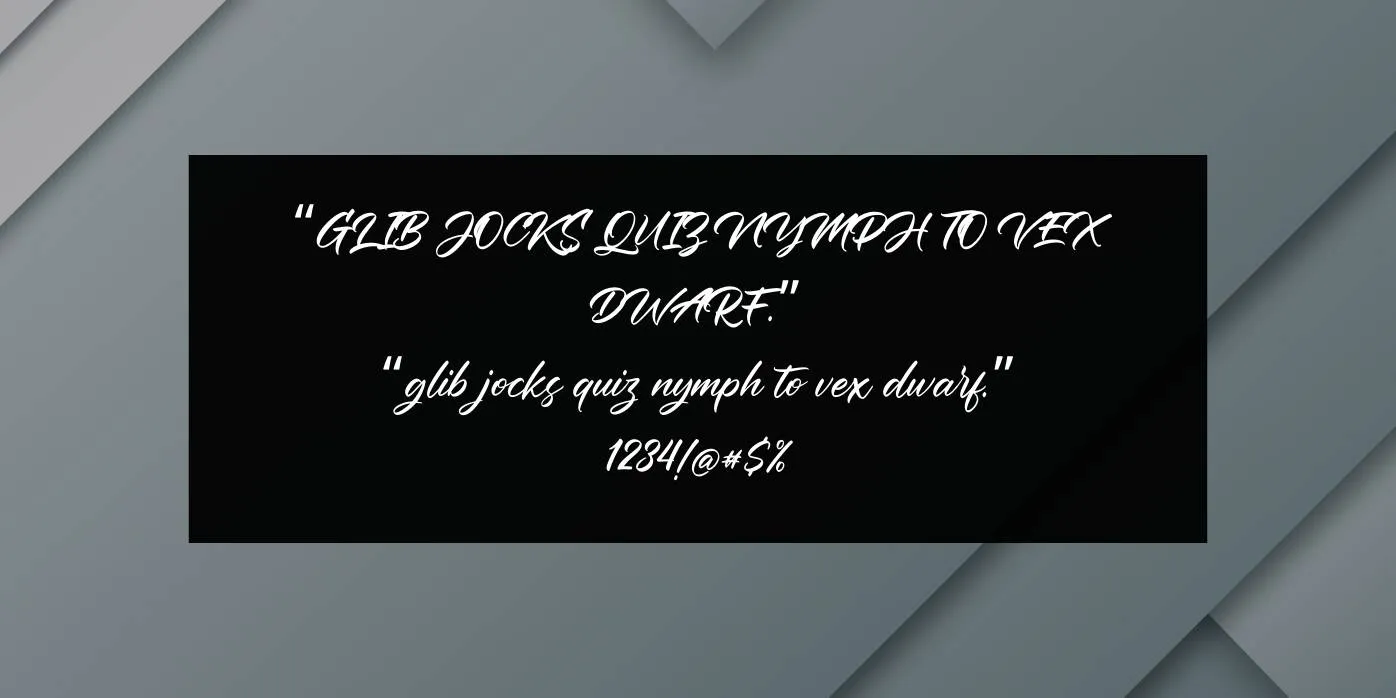 Black House Font Preview