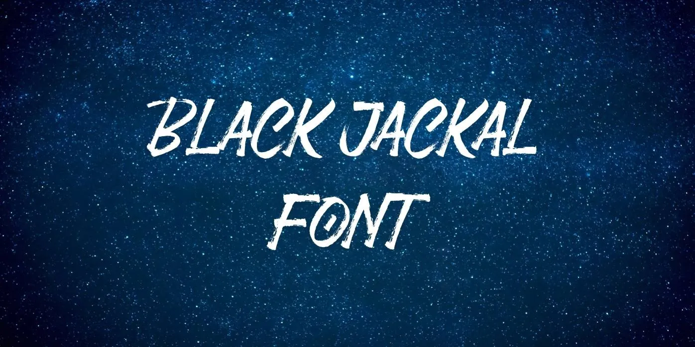 Black Jackal Font