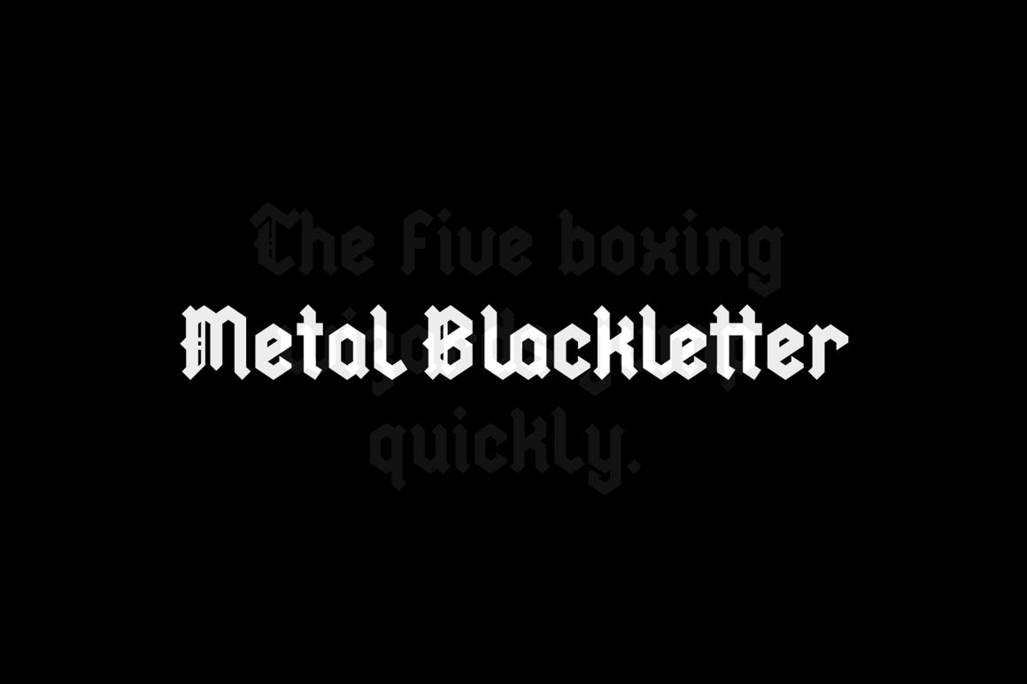 Blackletter Font