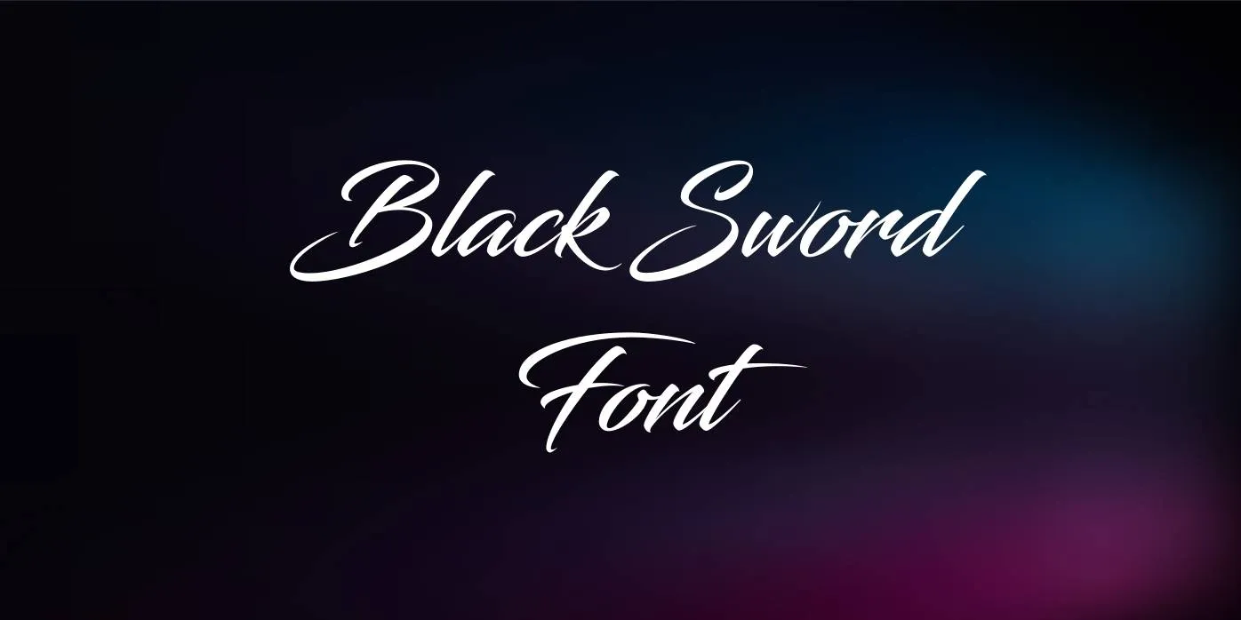 Blacksword Font