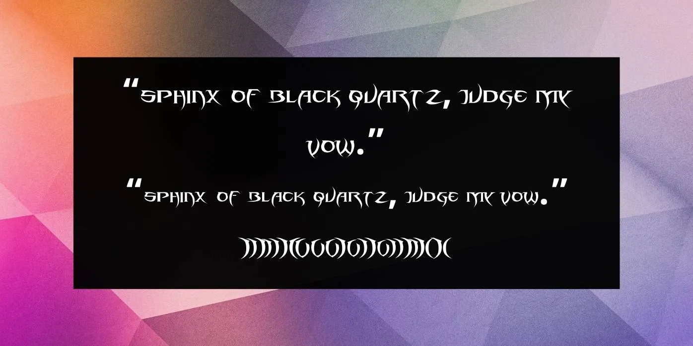 Blade 2 Font Free Download