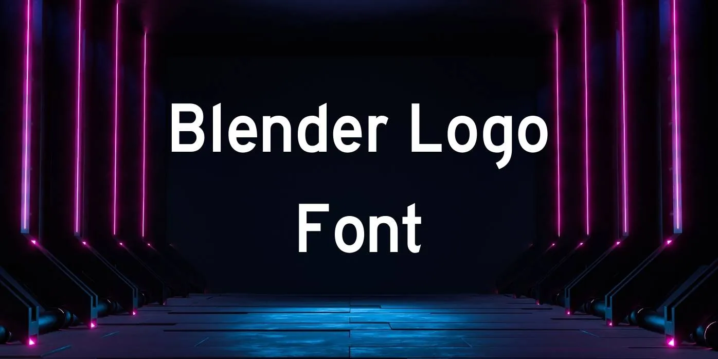 Blender Logo Font