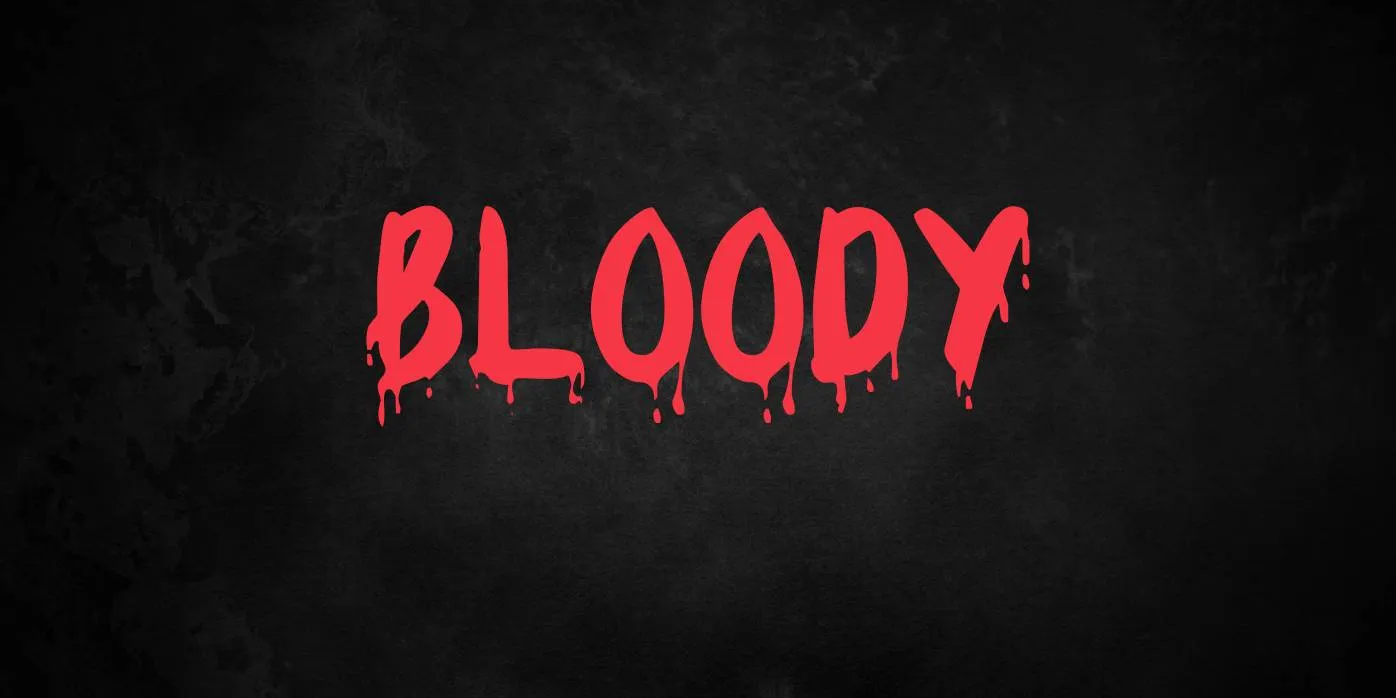 Bloody Font