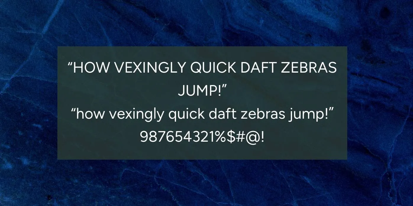 Blueberry Sans Font Preview