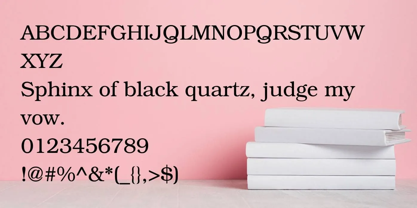 Bookman Font Preview