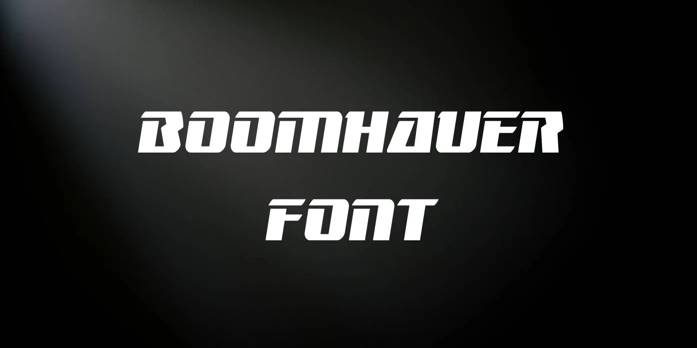 Boomhauer Font