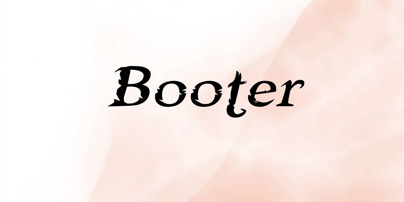 Booter Font