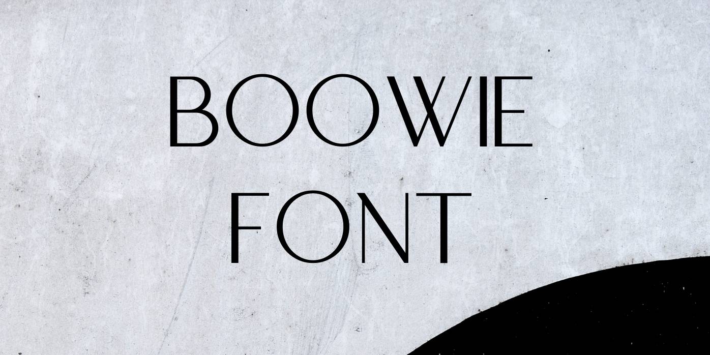 Boowie Font