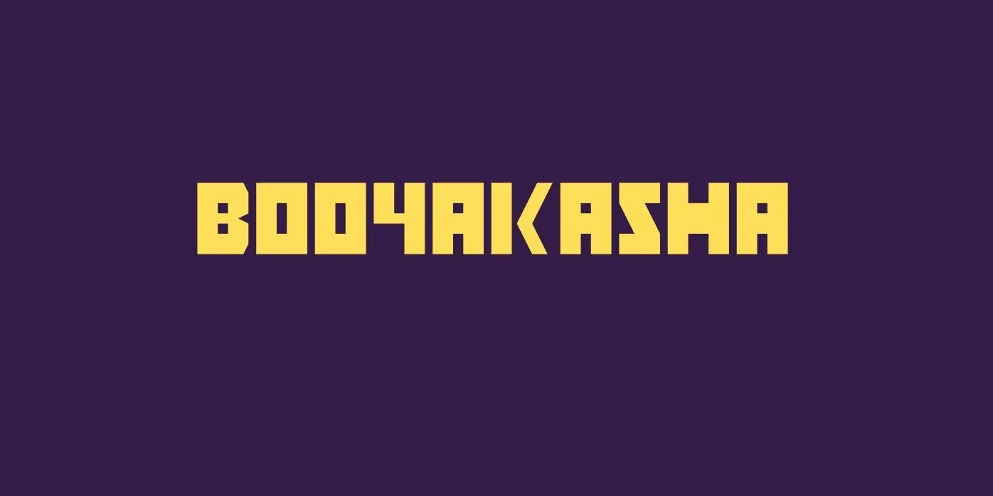 Booyakasha Font