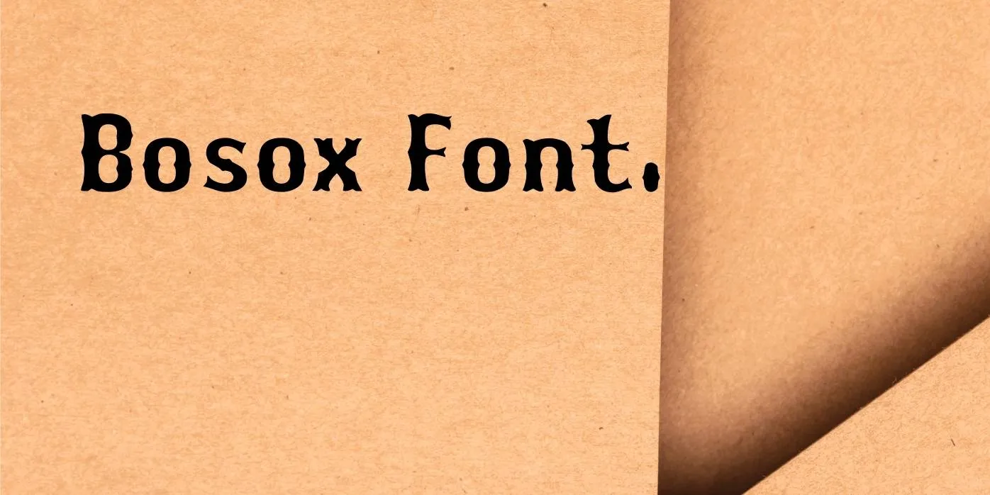 Bosox Font