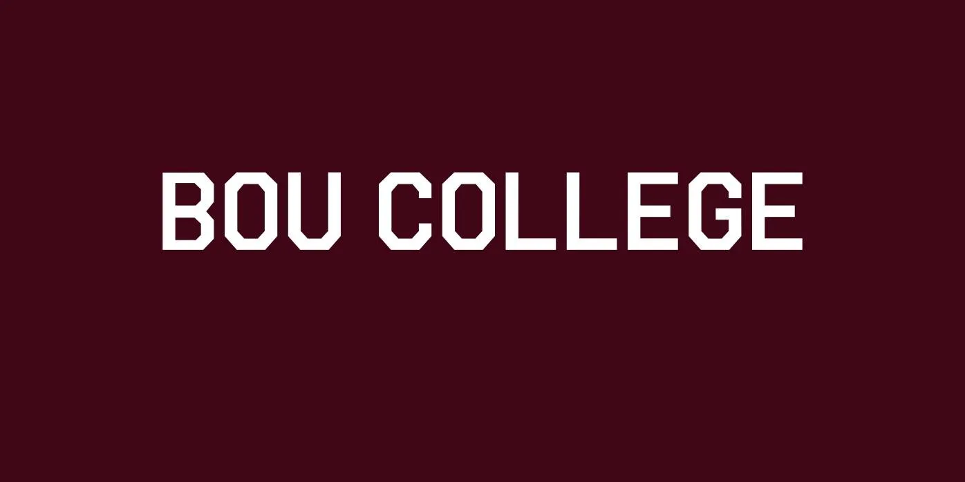 Bou College Font