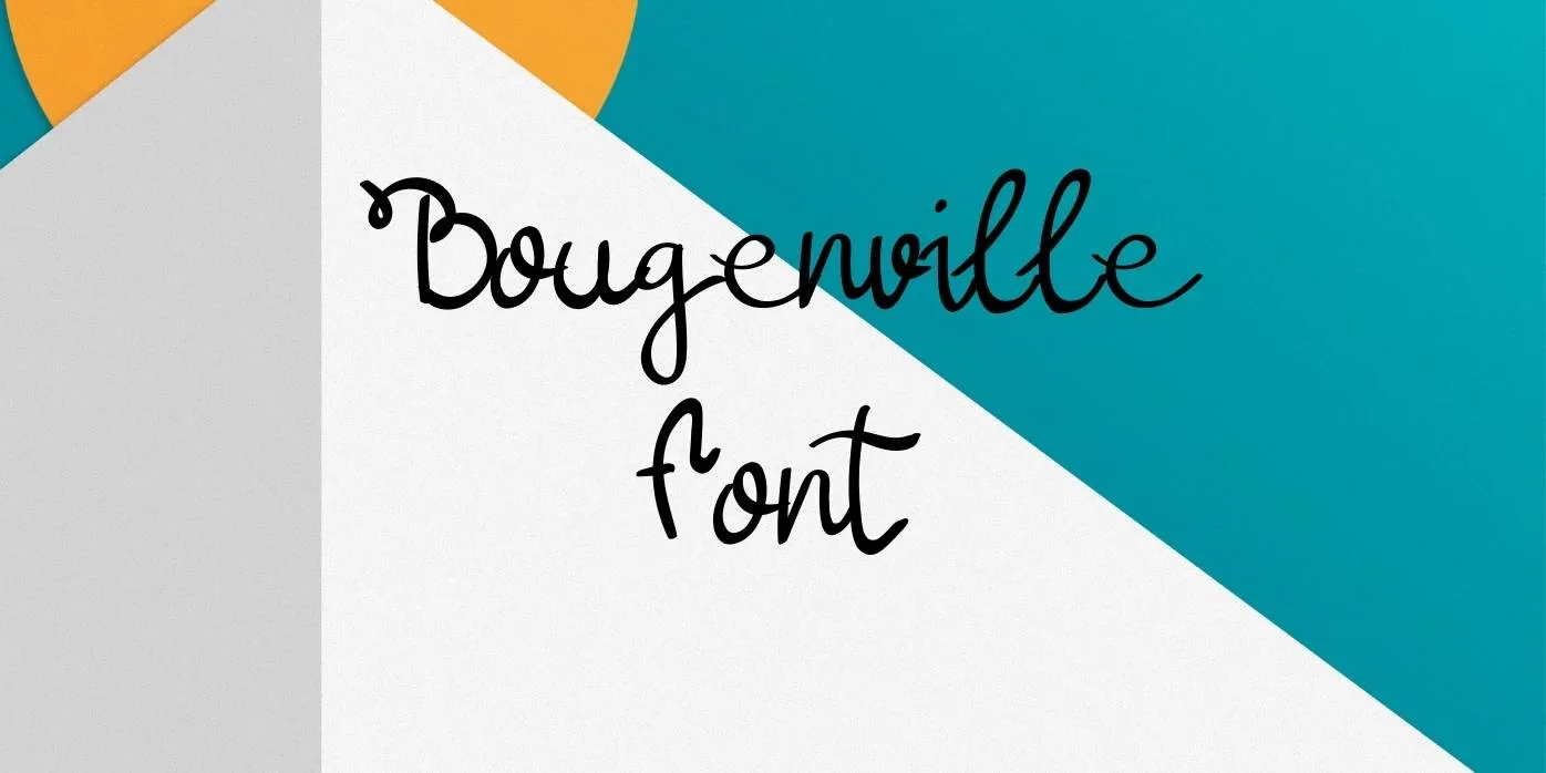 Bougenville Font