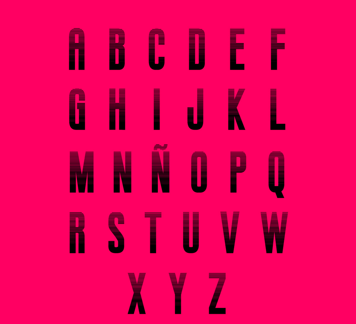 Boxing Font Preview
