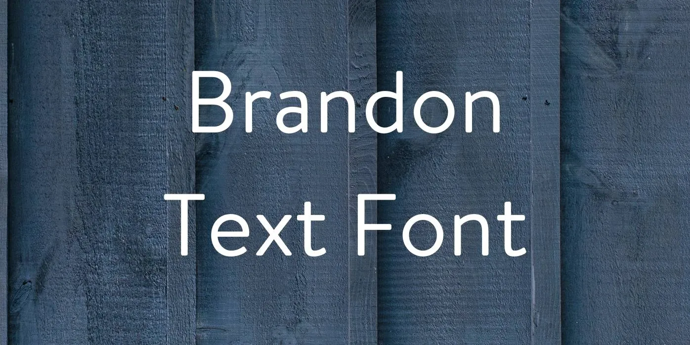 Brandon Text Font