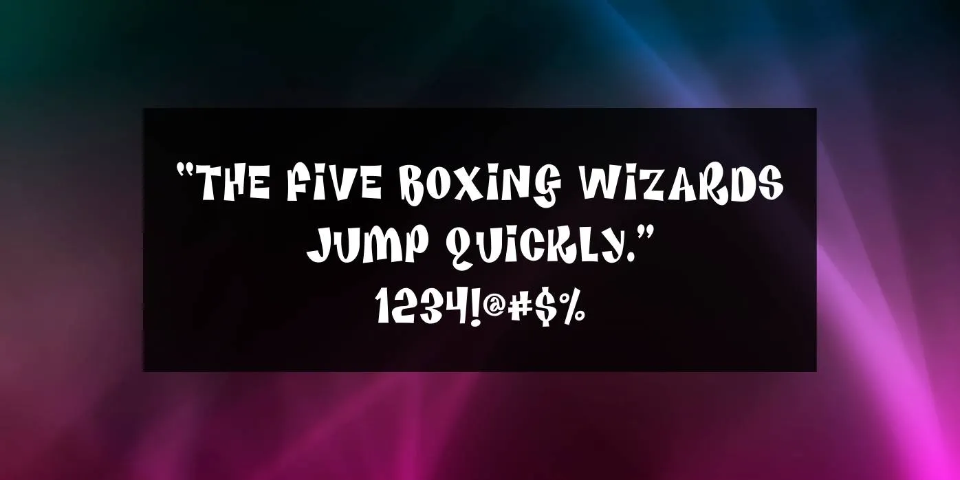 Bratz Font Preview