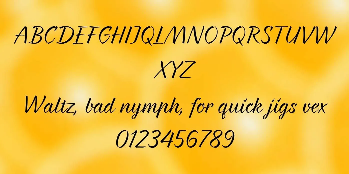Braxton Font Preview