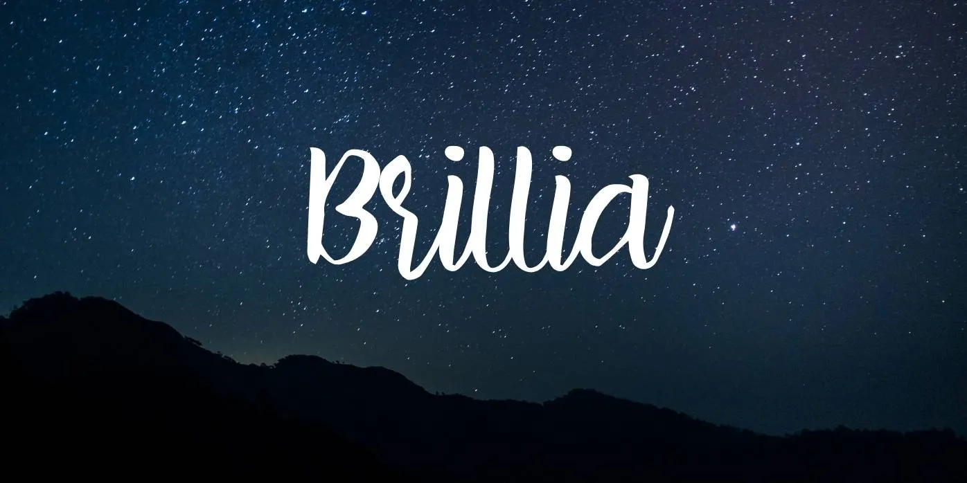 Brillia Font