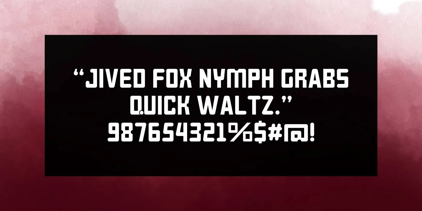 BROKEREN MIRING Font Preview