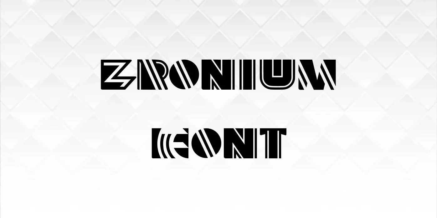 Bronium Font