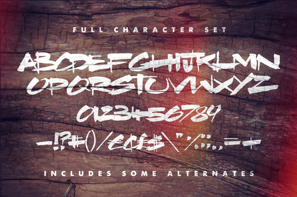 Brother Nature Font Preview