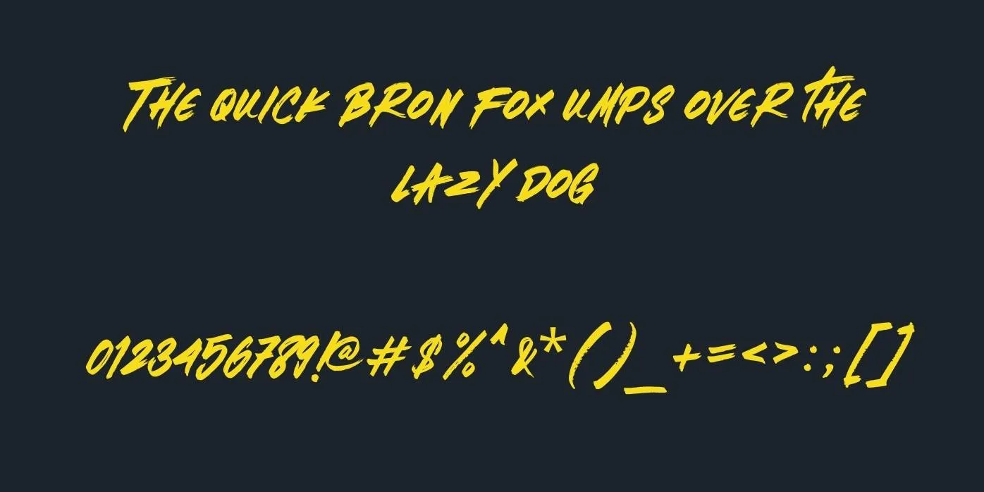 Brotherhood Font Preview