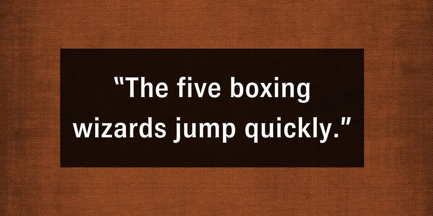 Brown Font Preview