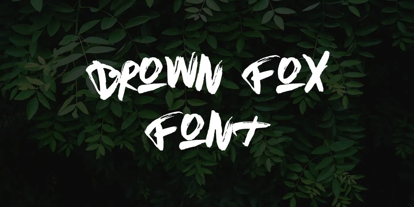 Brown Fox Font