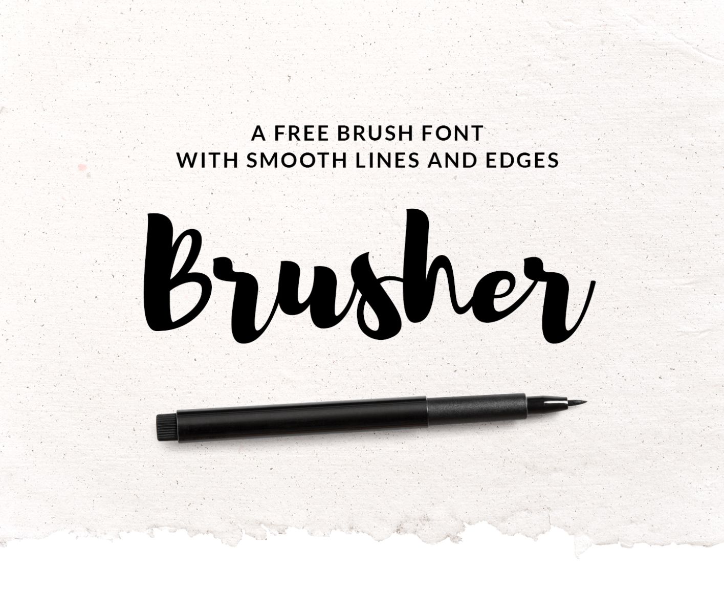 Brusher Font