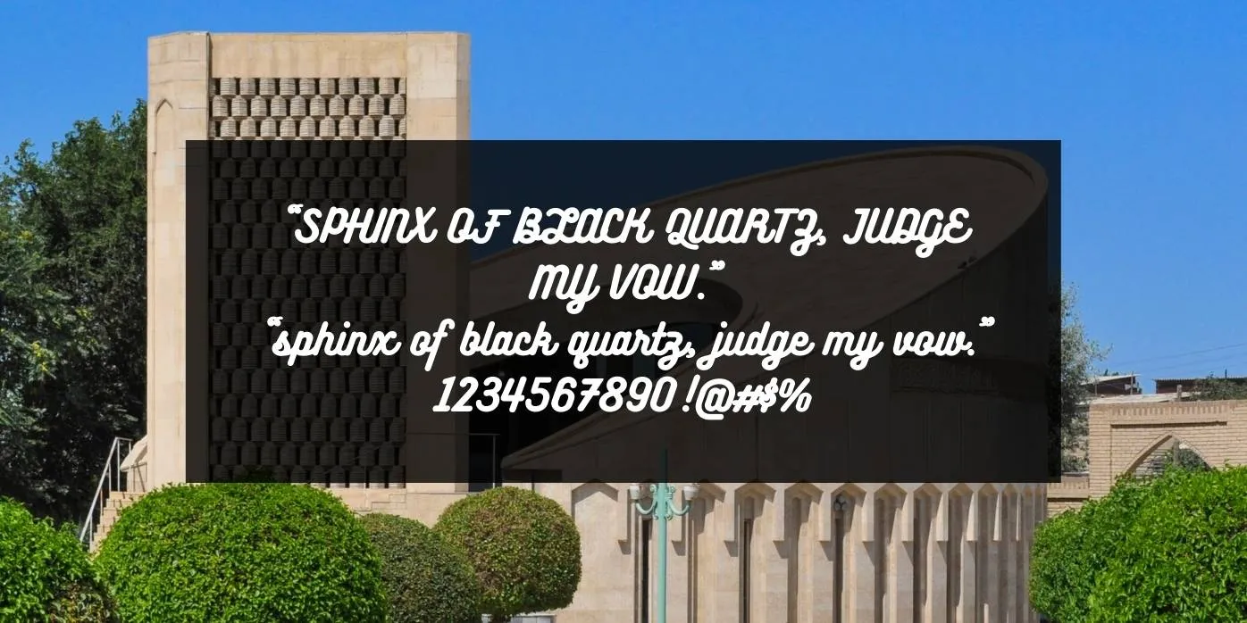 Bukhari Font Preview