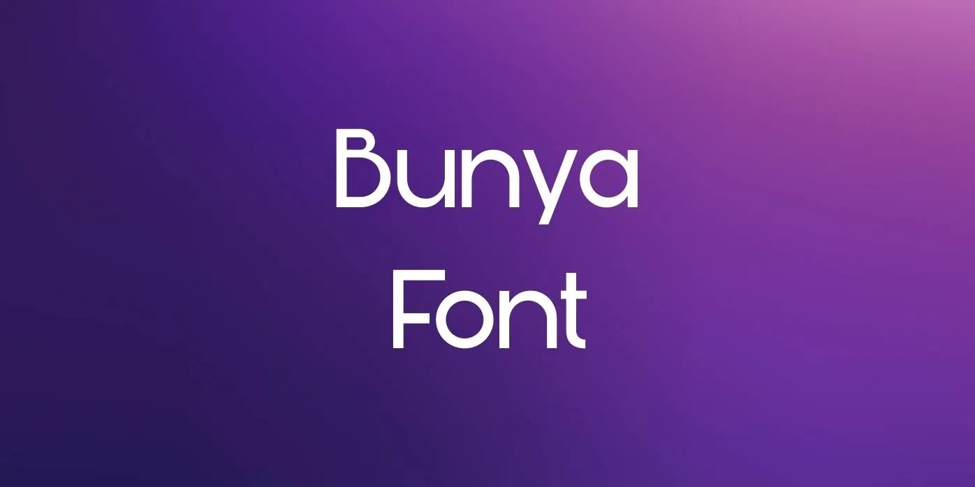 Bunya Font