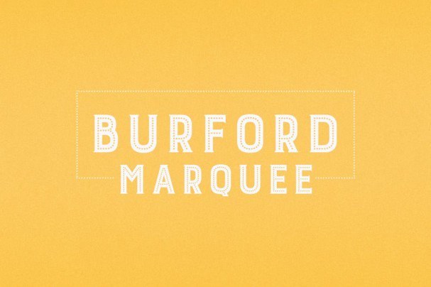 Burford Marquee Font