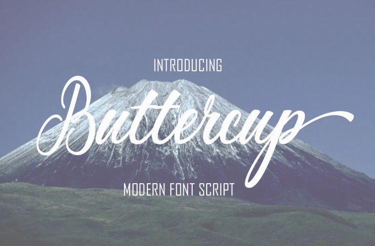 Buttercup Calligraphy Font