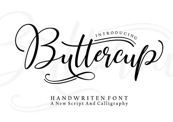 Buttercup Handwritten Font