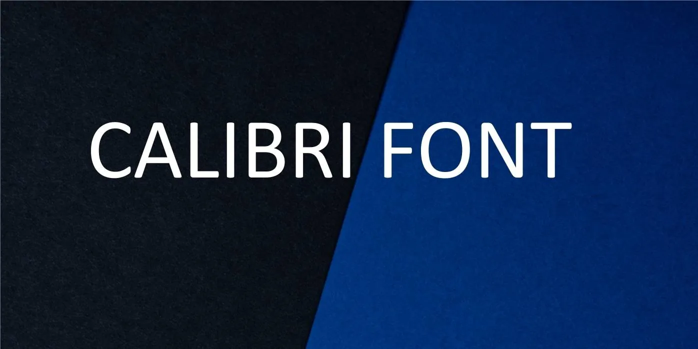 Calibri Font