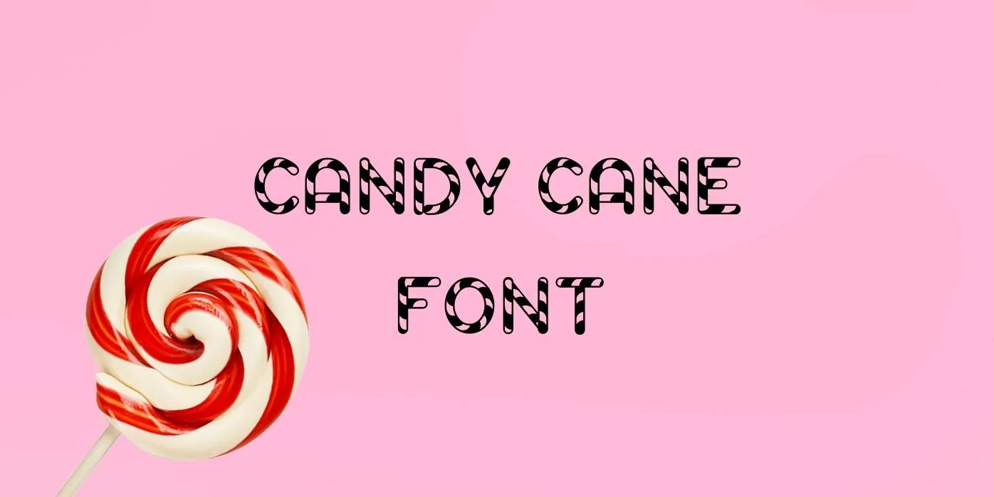 Candy Cane Font