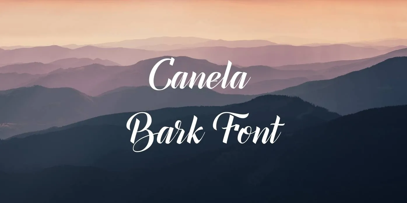 Canela Bark Font