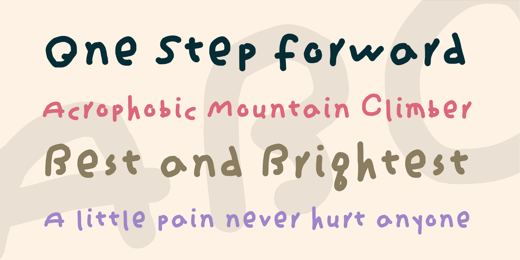 Cantika Cute Handwriting Font Preview