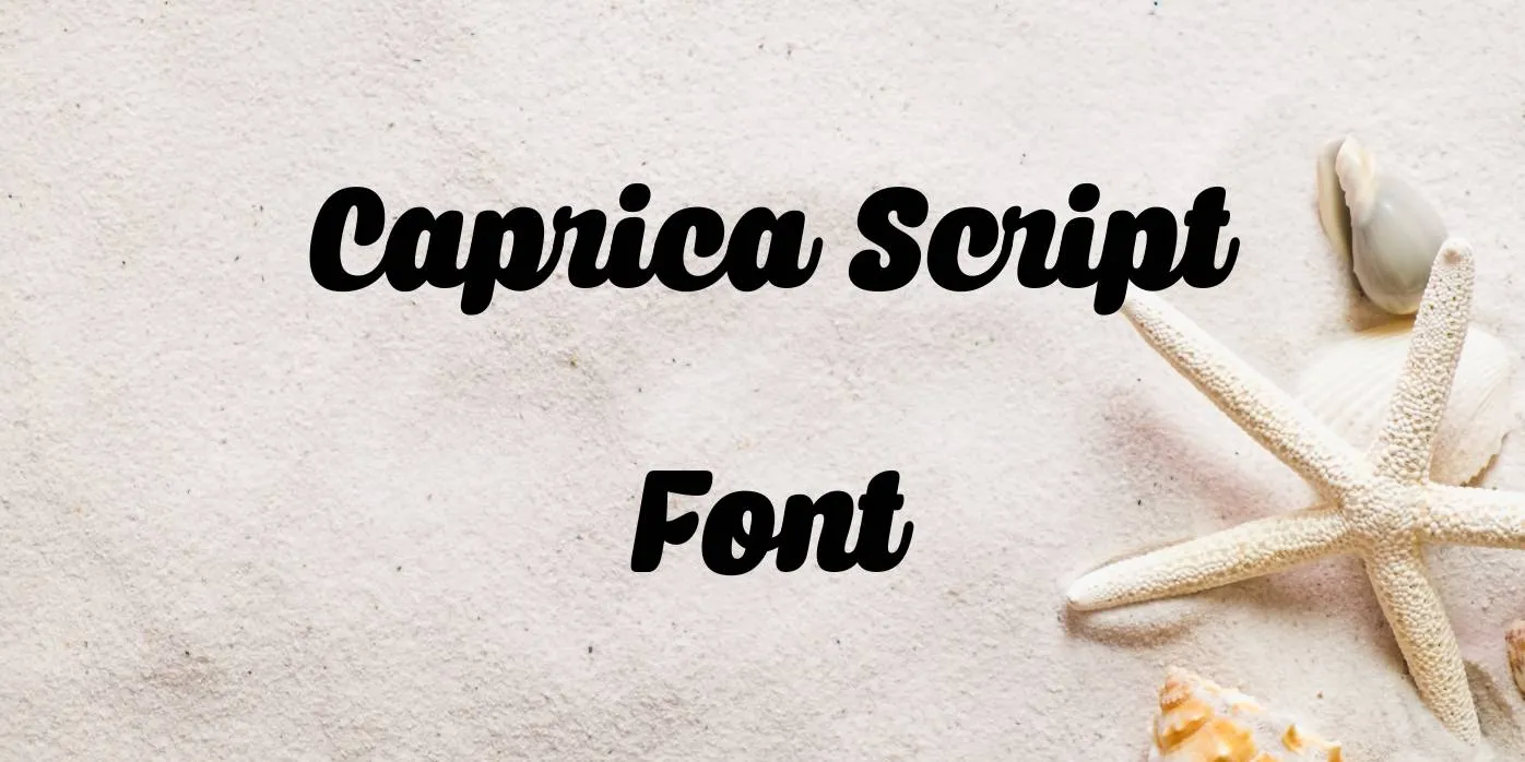 Caprica Script Font