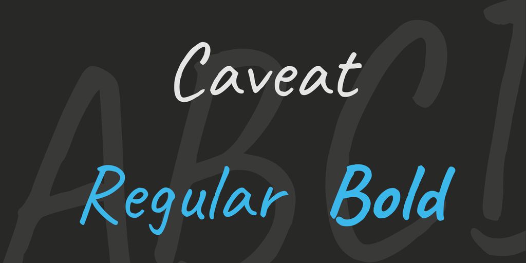 Caveat Font