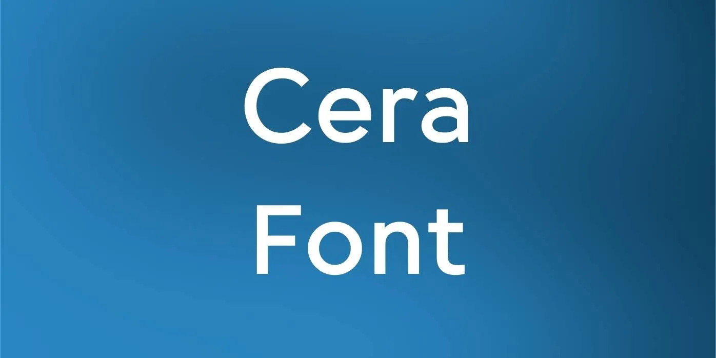 Cera Font